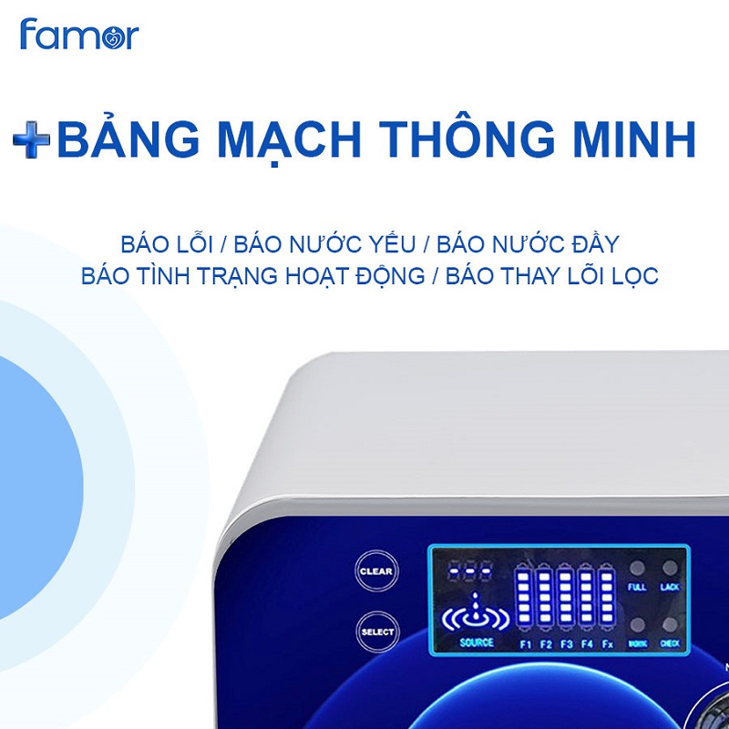Máy lọc nước ion kiềm Famor FM68 Smart