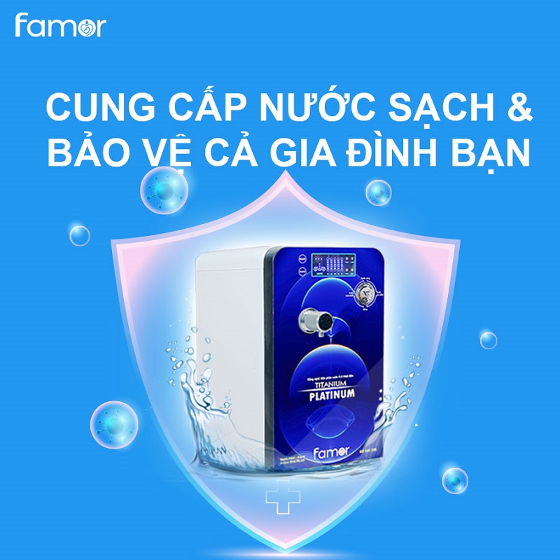 Máy lọc nước ion kiềm Famor FM68 Smart