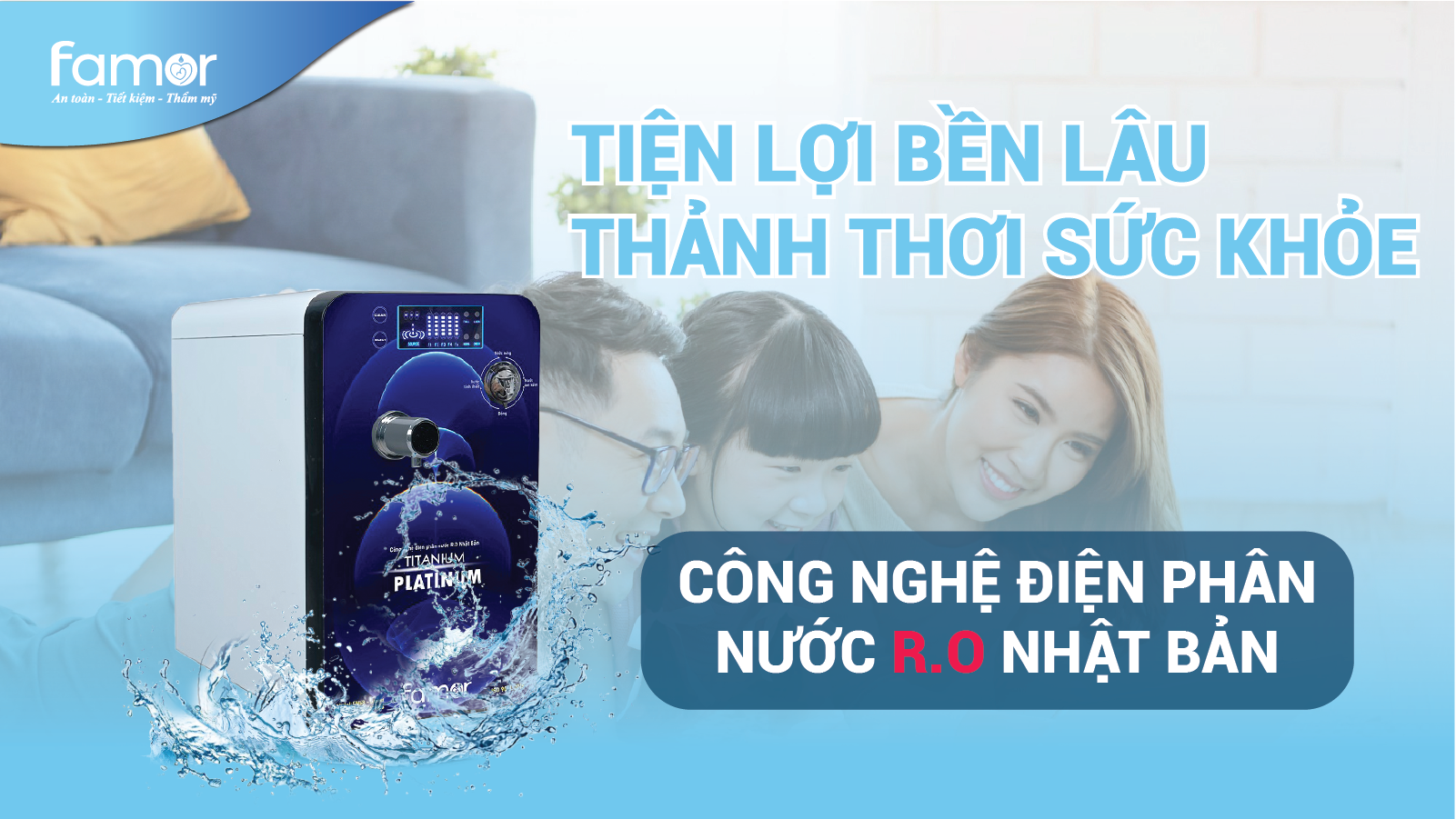 Máy lọc nước sinh hoạt chất lượng