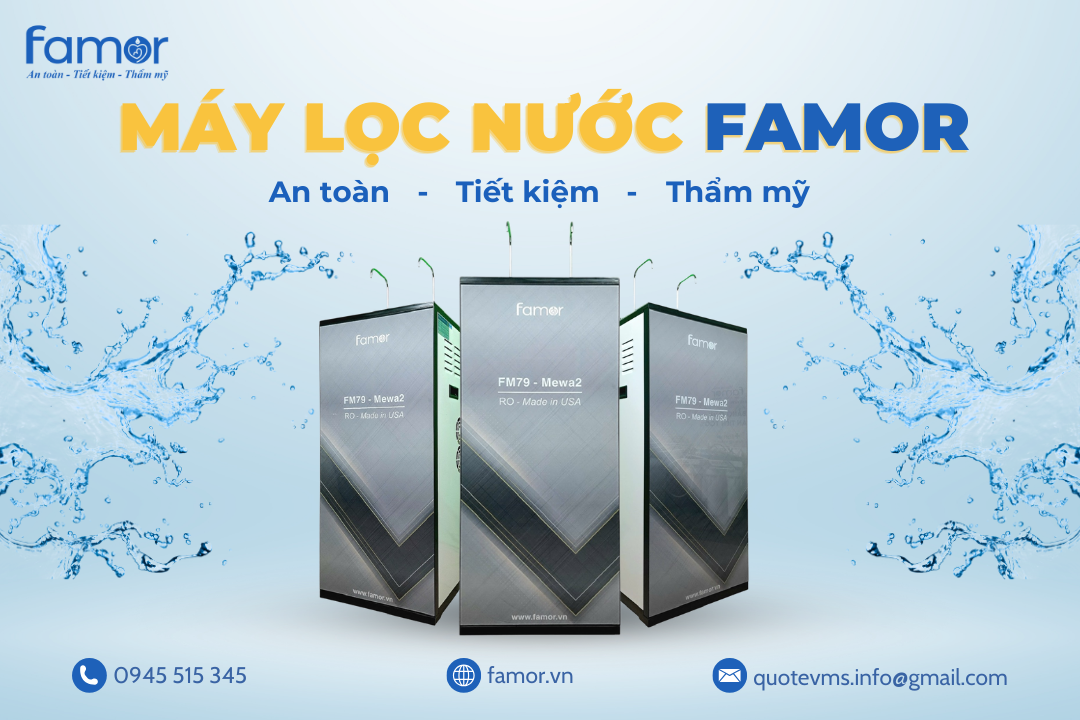 Famor tư vấn giải pháp xử lý máy lọc nước bị rò rỉ nước Famor tư vấn giải pháp xử lý máy lọc nước bị rò rỉ nước