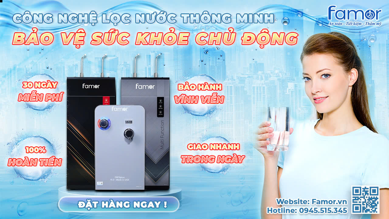 Máy lọc nước Nano có dùng được cho trẻ nhỏ và người già không?