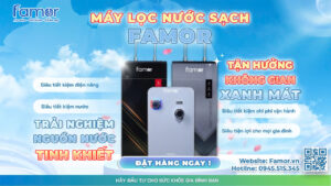Top 5 mẫu máy lọc nước Famor bán chạy nhất năm 2025
