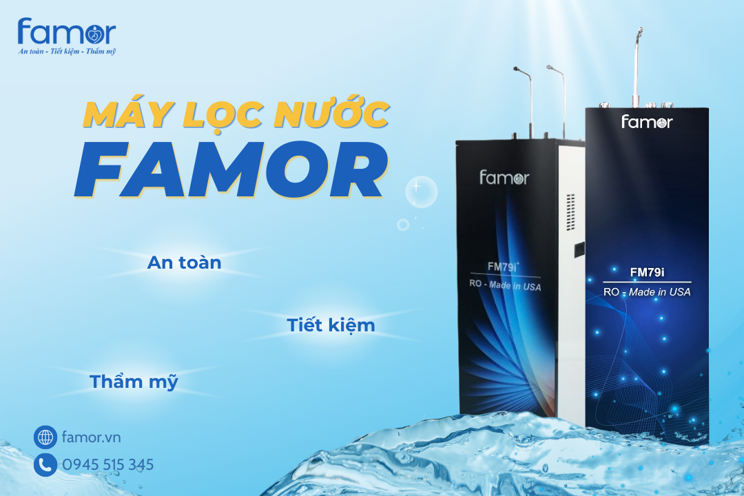 3 dòng máy lọc nước phù hợp với nhà chung cư