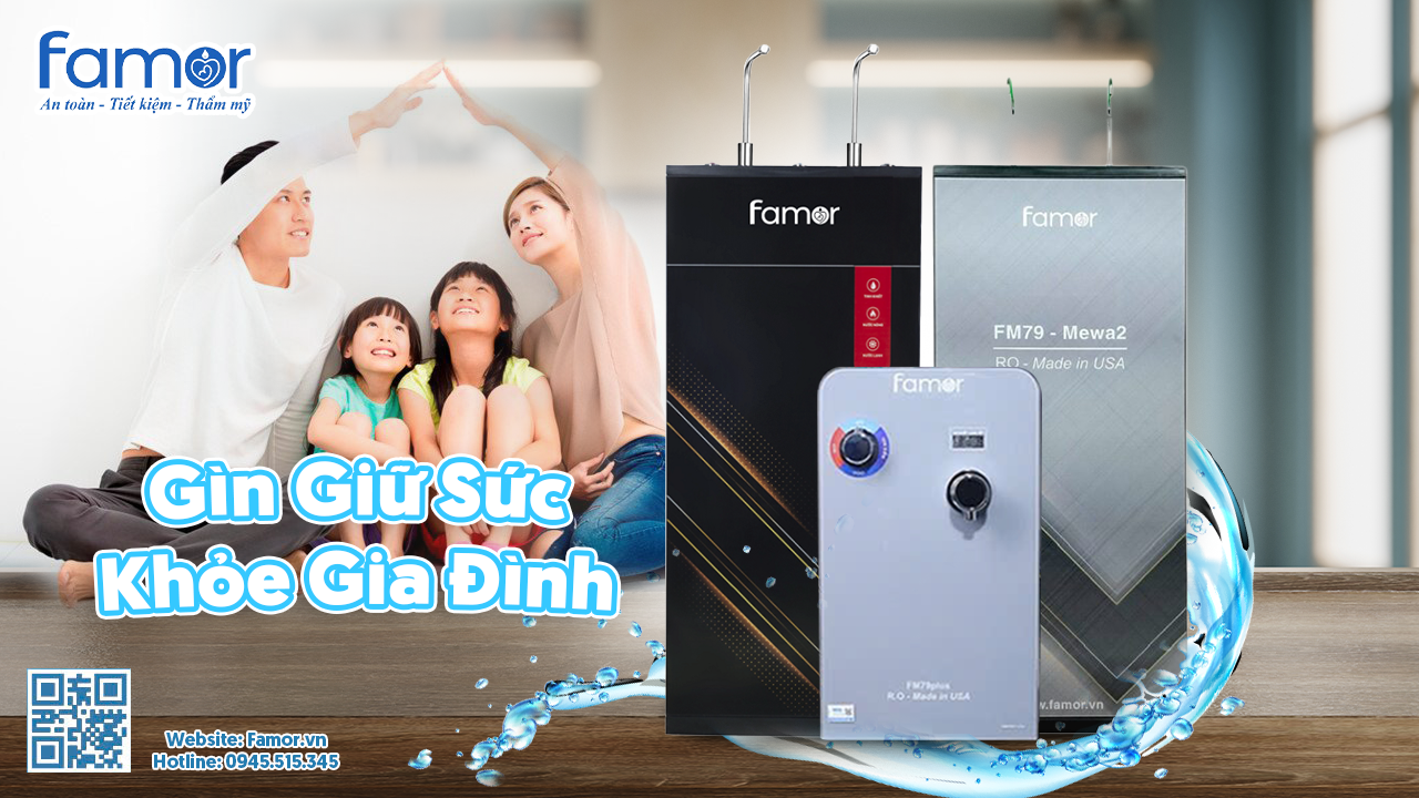 Chi phí máy lọc nước RO Famor mỗi tháng