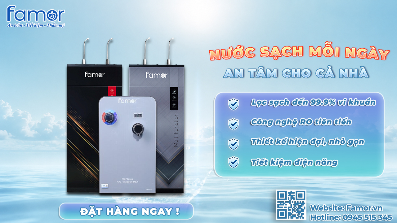 Đèn báo lỗi trên máy lọc nước