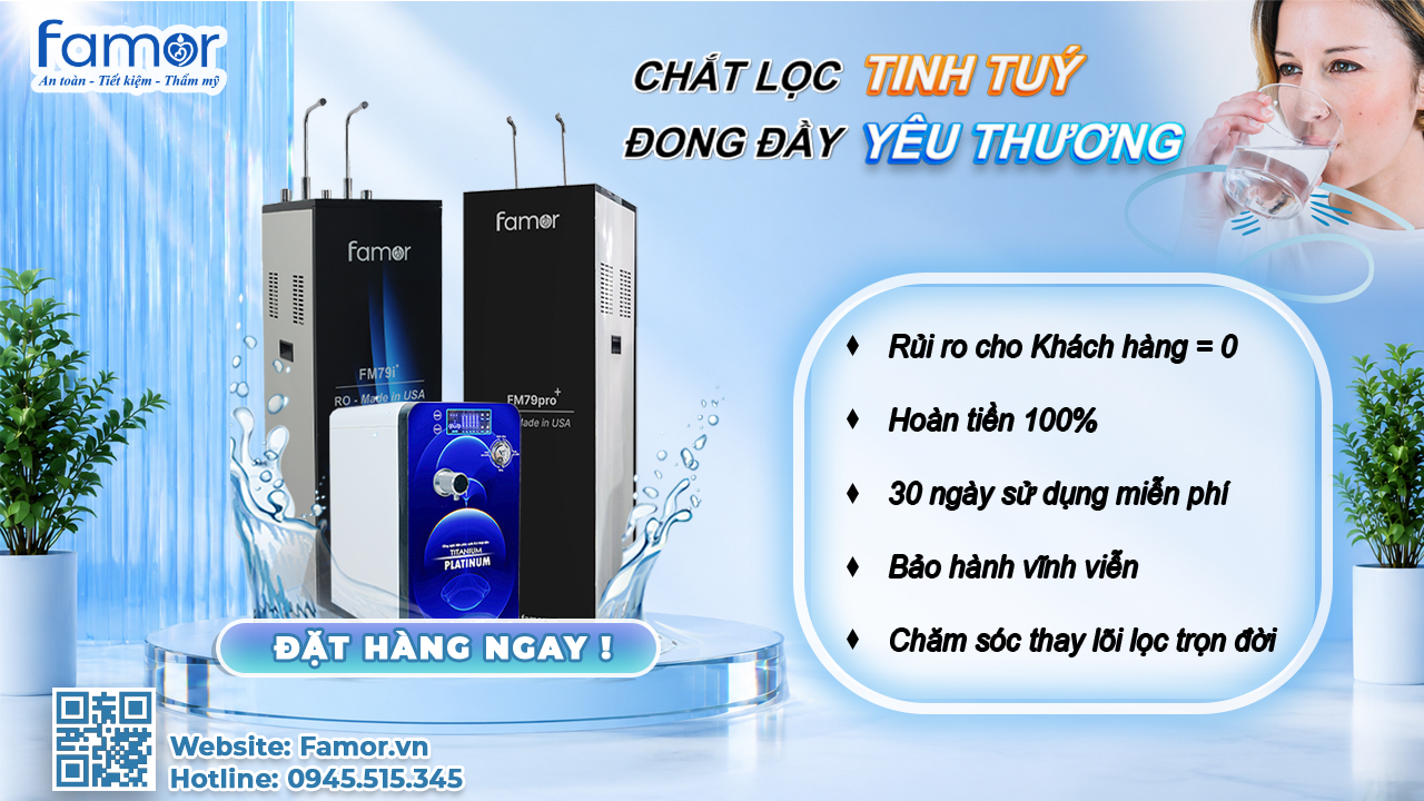 Cách khử trùng bình chứa máy lọc nước